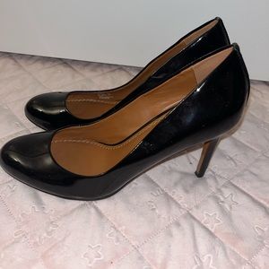 Coach Patent Leather Black Heels